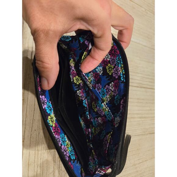 Vera Bradley Disney Crossbody Wallet Wristlet Multicolor Paisley - Picture 8 of 10